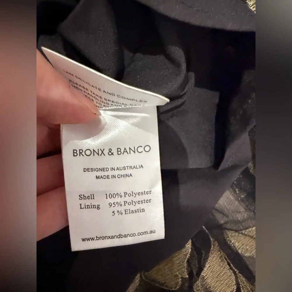 BRONX AND BANCO Golden Rose Mini Dress